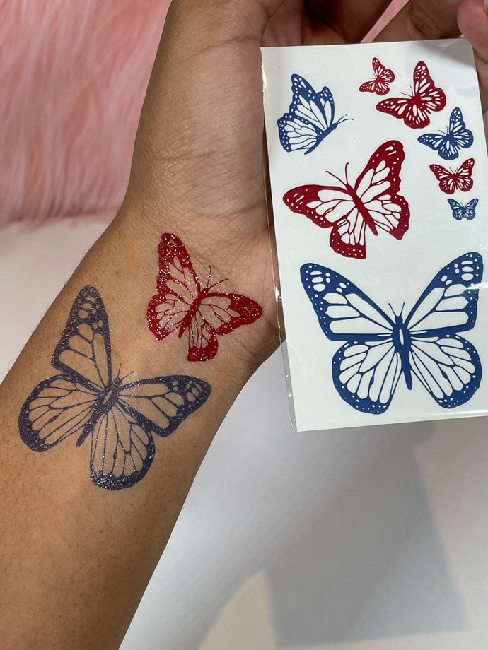 Butterflies - Fake Tattoo