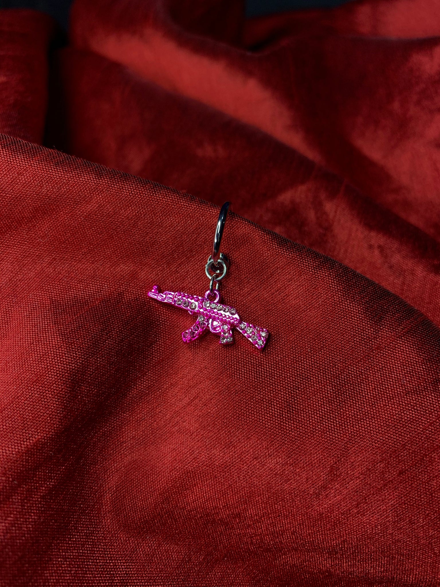 Jewelry, Gold Ak47 Belly Button Ring